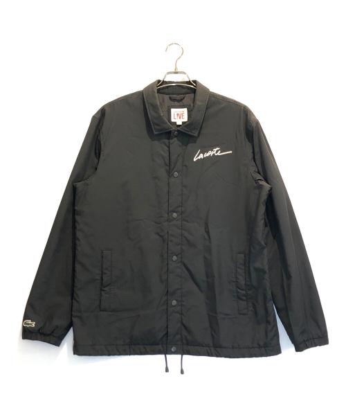 LACOSTE LIVE（ラコステライブ）LACOSTE LIVE (ラコステライブ) 中綿コーチジャケット ブラック サイズ:XLの古着・服飾アイテム