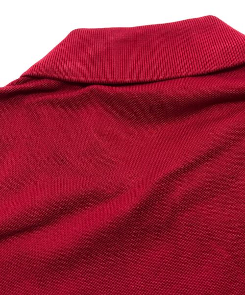 LACOSTE（ラコステ）LACOSTE (ラコステ) ポロシャツ レッド サイズ:L 未使用品の古着・服飾アイテム