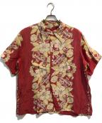pine mcswine×THE REAL McCOY'Sリアルマッコイズ×ザ・リアルマッコイズ）の古着「アロハシャツ」｜レッド