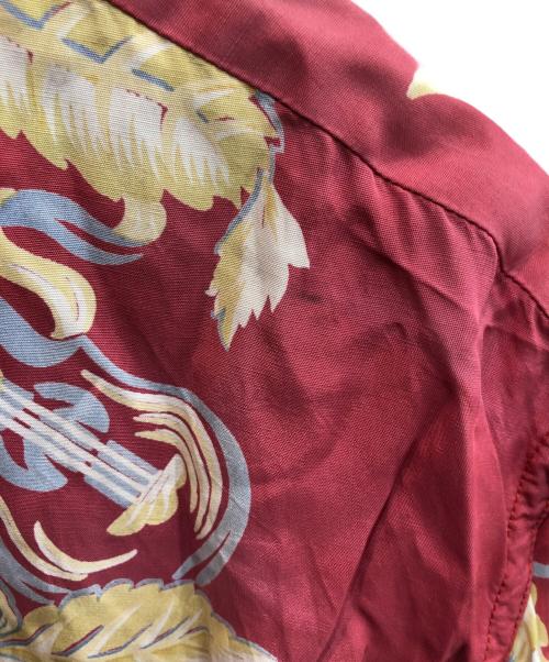 pine mcswine（リアルマッコイズ）pine mcswine (リアルマッコイズ) THE REAL McCOY'S (ザ・リアルマッコイズ) アロハシャツ レッド サイズ:17Lの古着・服飾アイテム