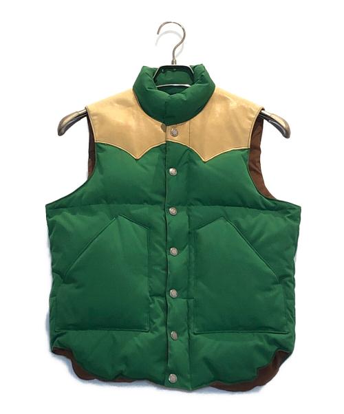 Clover Leaf（クローバーリーフ）Clover Leaf (クローバーリーフ) ダウンベスト グリーン サイズ:表記なしの古着・服飾アイテム