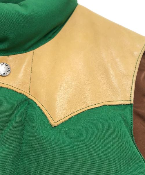 Clover Leaf（クローバーリーフ）Clover Leaf (クローバーリーフ) ダウンベスト グリーン サイズ:表記なしの古着・服飾アイテム
