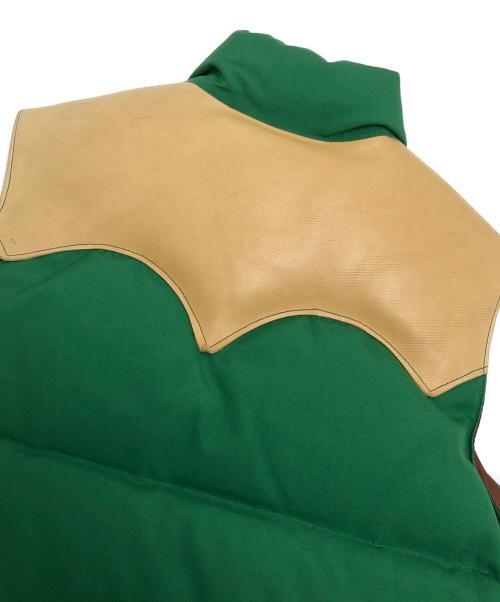 Clover Leaf（クローバーリーフ）Clover Leaf (クローバーリーフ) ダウンベスト グリーン サイズ:表記なしの古着・服飾アイテム