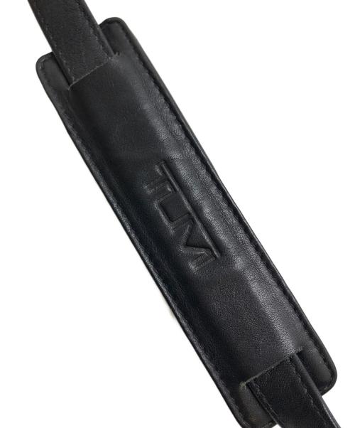 TUMI（トゥミ）TUMI (トゥミ) レザーショルダーバッグ ブラックの古着・服飾アイテム