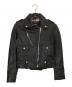 DIESEL（ディーゼル）の古着「ゴートレザーライダースジャケット」｜ブラック