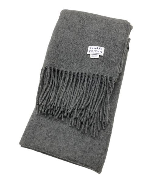 EDWARD BROWN（エドワードブラウン）EDWARD BROWN (エドワードブラウン) カシミヤマフラー グレーの古着・服飾アイテム