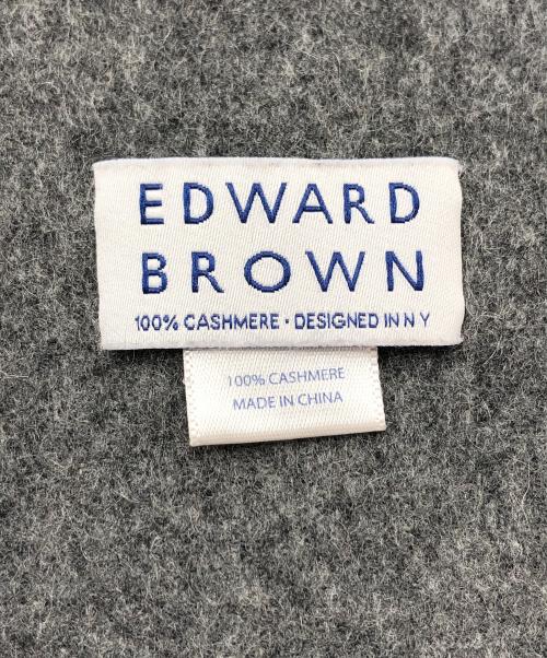 EDWARD BROWN（エドワードブラウン）EDWARD BROWN (エドワードブラウン) カシミヤマフラー グレーの古着・服飾アイテム