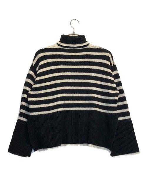 TOTEM（トーテム）TOTEM (トーテム) シグネチャーストライプタートルネック ブラック サイズ:XSの古着・服飾アイテム