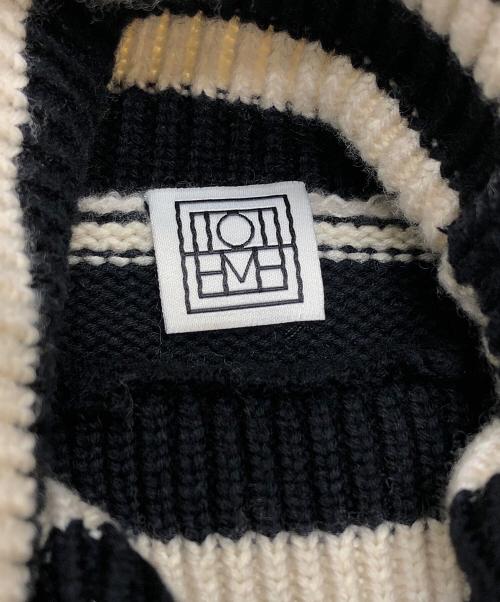TOTEM（トーテム）TOTEM (トーテム) シグネチャーストライプタートルネック ブラック サイズ:XSの古着・服飾アイテム