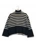 TOTEM（トーテム）の古着「シグネチャーストライプタートルネック」｜ブラック