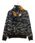A BATHING APE (ア ベイシング エイプ) UNDEFEATED (アンディフィーテッド) Tiger Shark Half Full Zip Hoodie ブラック サイズ:M：27000円