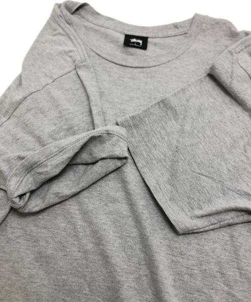 stussy（ステューシー）stussy (ステューシー) Tシャツ グレー サイズ:Lの古着・服飾アイテム