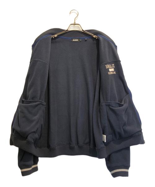 X-LARGE（エクストララージ）X-LARGE (エクストララージ) EMBROIDERED RIB LINE FLEECE ネイビー サイズ:XLの古着・服飾アイテム