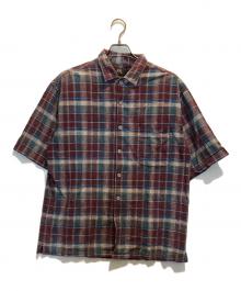 RRL（ダブルアールエル）の古着「半袖チェックシャツ」｜レッド