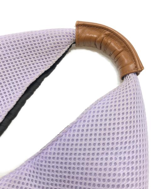 MM6 Maison Margiela（エムエムシックスメゾンマルジェラ）MM6 Maison Margiela (エムエムシックスメゾンマルジェラ) メッシュトートバッグ パープル サイズ:表記なしの古着・服飾アイテム