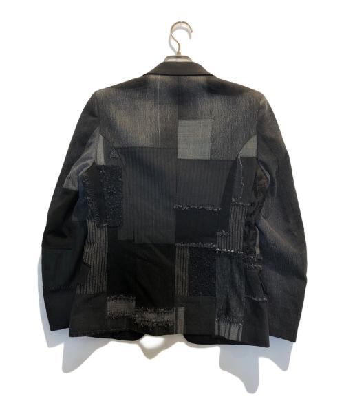 COMME des GARCONS JUNYA WATANABE MAN（コム デ ギャルソン ジュンヤ ワタナベ マン）COMME des GARCONS JUNYA WATANABE MAN (コム デ ギャルソン ジュンヤ ワタナベ マン) パッチワークジャケット ブラック サイズ:XSの古着・服飾アイテム