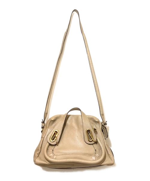 Chloe（クロエ）Chloe (クロエ) パラティ2WAYバッグ ベージュの古着・服飾アイテム