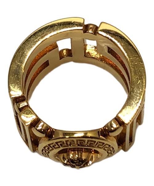 VERSACE（ヴェルサーチェ）VERSACE (ヴェルサーチェ) メデューサグレカリング カラー：ゴールド サイズ:6の古着・服飾アイテム