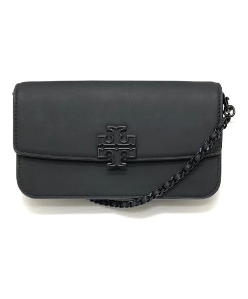 TORY BURCH（トリーバーチ）TORY BURCH (トリーバーチ) ブリテンチェーンショルダーバッグ ブラックの古着・服飾アイテム