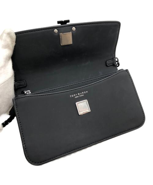 TORY BURCH（トリーバーチ）TORY BURCH (トリーバーチ) ブリテンチェーンショルダーバッグ ブラックの古着・服飾アイテム