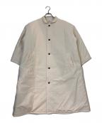 Yarmoヤーモ）の古着「new quilting lab coat」｜ホワイト