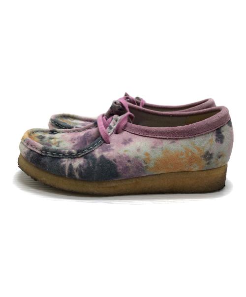 CLARKS（クラークス）CLARKS (クラークス) ワラビー ピンク サイズ:US7 1/2/UK5/EU38/23.5cmの古着・服飾アイテム
