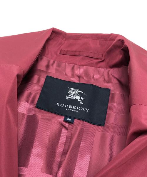 BURBERRY LONDON（バーバリーロンドン）BURBERRY LONDON (バーバリーロンドン) トレンチコート レッド サイズ:38の古着・服飾アイテム