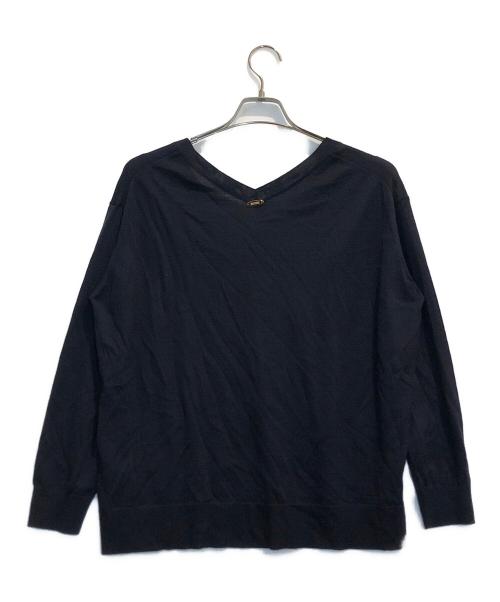 DEUXIEME CLASSE（ドゥーズィエム クラス）Deuxieme Classe (ドゥーズィエム クラス) MILLENNIUM Vネックプルオーバー ネイビー サイズ:表記なしの古着・服飾アイテム