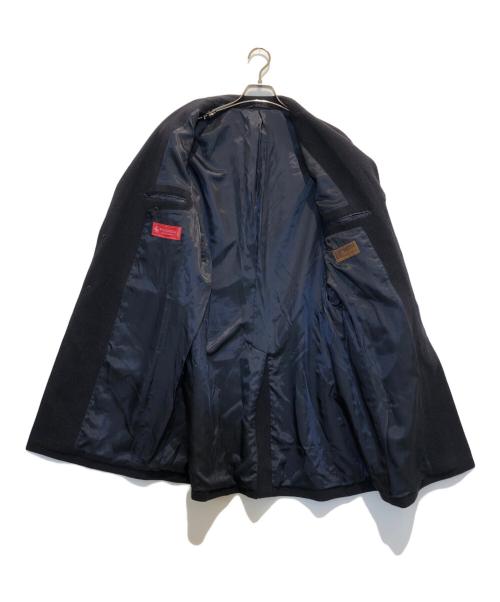 THE SUIT COMPANY（ザ・スーツカンパニー）THE SUIT COMPANY (ザ・スーツカンパニー) BEGIN (ビギン) カシミヤ混コート ネイビー サイズ:Lの古着・服飾アイテム