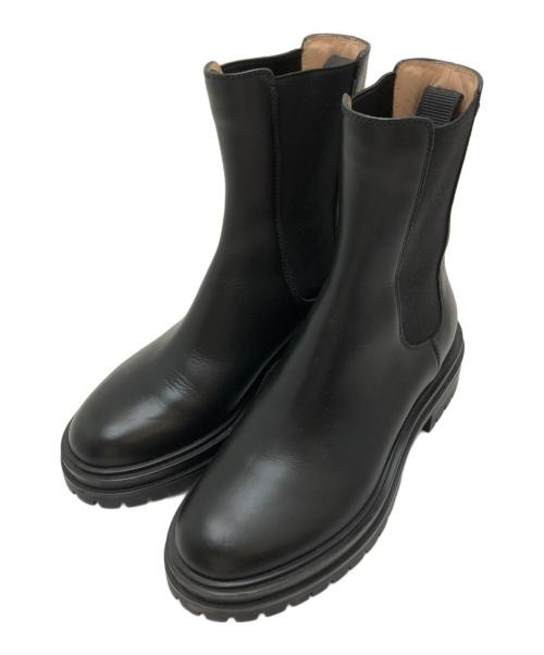 Gianvito Rossi（ジャンヴィト ロッシ）Gianvito Rossi (ジャンヴィト ロッシ) サイドゴアブーツ ブラック サイズ:36の古着・服飾アイテム