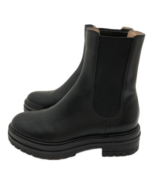Gianvito Rossi（ジャンヴィト ロッシ）Gianvito Rossi (ジャンヴィト ロッシ) サイドゴアブーツ ブラック サイズ:36の古着・服飾アイテム