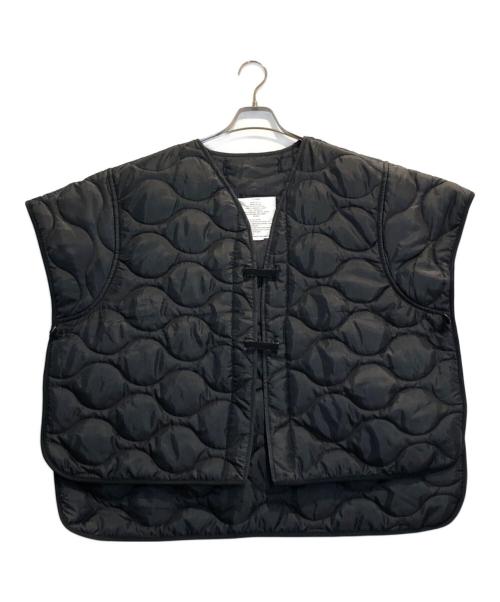 m.u（エム.ユー）m.u (エム.ユー) PRE (プレ) M-65 LINER ベスト ブラック サイズ:XLの古着・服飾アイテム