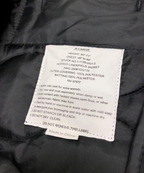 m.u（エム.ユー）m.u (エム.ユー) PRE (プレ) M-65 LINER ベスト ブラック サイズ:XLの古着・服飾アイテム