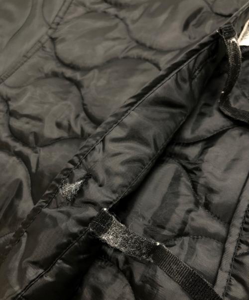 m.u（エム.ユー）m.u (エム.ユー) PRE (プレ) M-65 LINER ベスト ブラック サイズ:XLの古着・服飾アイテム