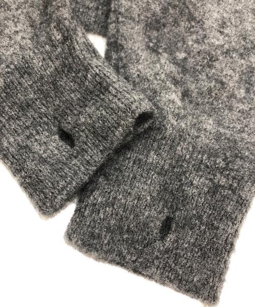 soyy（ソイ）soyy (ソイ) minimal mohair cardigan グレー サイズ:FREEの古着・服飾アイテム
