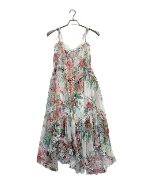 ZIMMERMANN（ジマーマン）ZIMMERMANN (ジマーマン) 花柄ワンピース グリーン サイズ:OPの古着・服飾アイテム