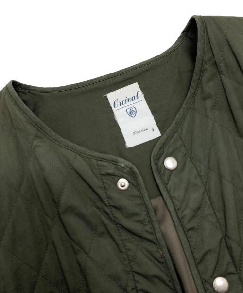 ORCIVAL（オーシバル）ORCIVAL (オーシバル) キルティングジャケット カーキ サイズ:4(M〜Lサイズ相当)の古着・服飾アイテム