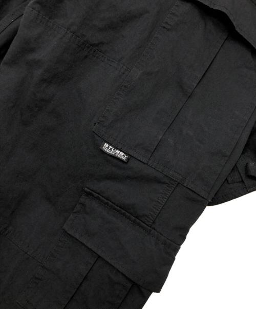 stussy（ステューシー）stussy (ステューシー) Nylon Ripstop Surplus Cargo ブラック サイズ:36の古着・服飾アイテム
