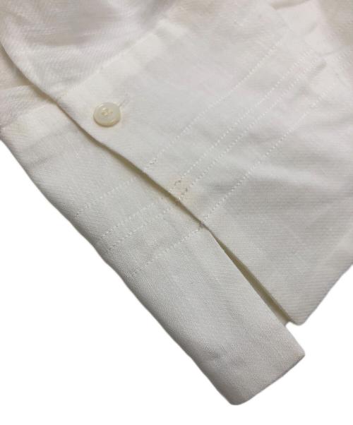 CHAOS（カオス）CHAOS (カオス) リネン混シャツワンピース ホワイト サイズ:Fの古着・服飾アイテム