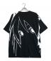 GROUND Y（グラウンドワイ）の古着「プリントTシャツ」｜ブラック