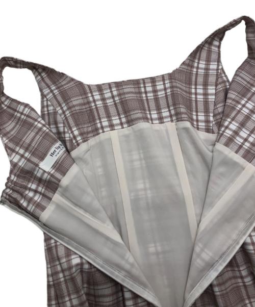 HER LIP TO（ハーリップトゥ）HER LIP TO (ハーリップトゥ) Paddington Long Dress ピンク サイズ:XSの古着・服飾アイテム