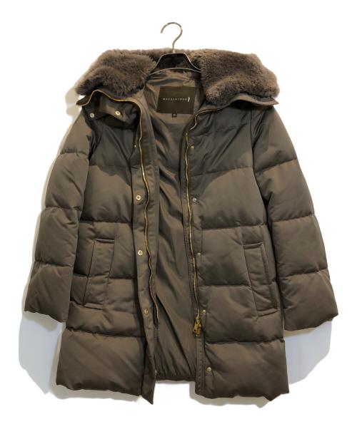 MACKINTOSH（マッキントッシュ）MACKINTOSH (マッキントッシュ) メイボールファー付きダウンコート ブラウン サイズ:34の古着・服飾アイテム