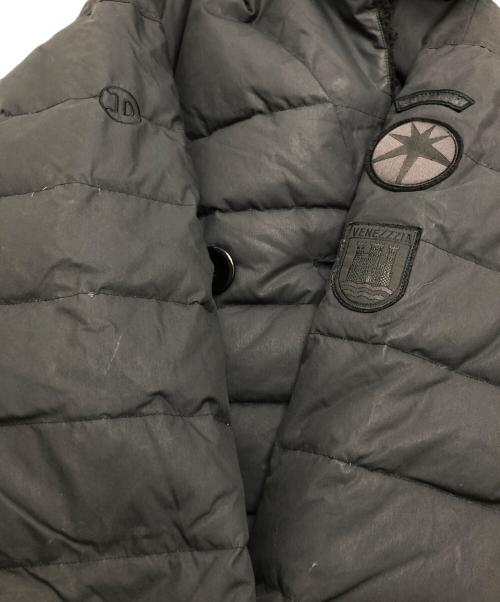 DIESEL（ディーゼル）DIESEL (ディーゼル) ボアダウンジャケット ブラック サイズ:XSの古着・服飾アイテム