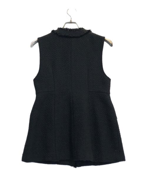 Apuweiser-riche（アプワイザーリッシェ）Apuweiser-riche (アプワイザーリッシェ) ツイードジレ ブラック サイズ:1の古着・服飾アイテム