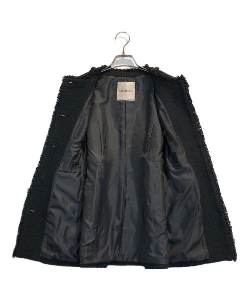 Apuweiser-riche（アプワイザーリッシェ）Apuweiser-riche (アプワイザーリッシェ) ツイードジレ ブラック サイズ:1の古着・服飾アイテム