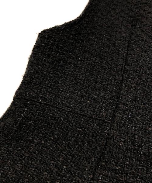 Apuweiser-riche（アプワイザーリッシェ）Apuweiser-riche (アプワイザーリッシェ) ツイードジレ ブラック サイズ:1の古着・服飾アイテム
