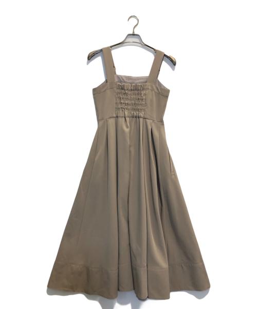 Apuweiser-riche（アプワイザーリッシェ）Apuweiser-riche (アプワイザーリッシェ) ベルト付ベアジャンスカ ベージュ サイズ:1の古着・服飾アイテム