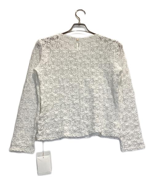 CADUNE（カデュネ）CADUNE (カデュネ) レースカットソー ホワイト サイズ:38 未使用品の古着・服飾アイテム