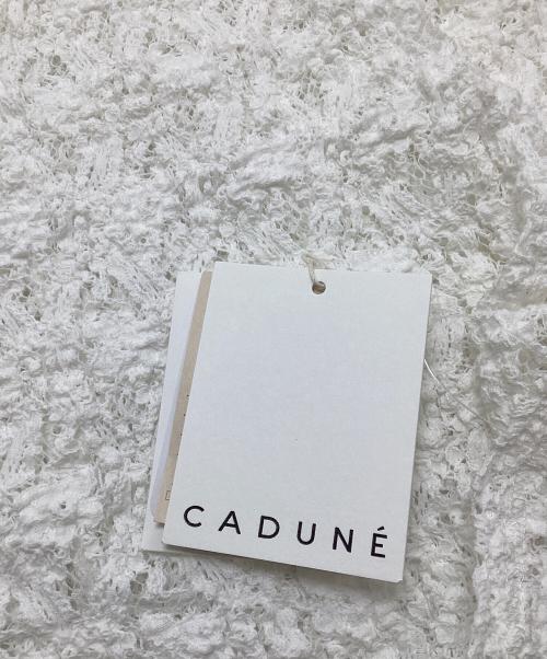 CADUNE（カデュネ）CADUNE (カデュネ) レースカットソー ホワイト サイズ:38 未使用品の古着・服飾アイテム