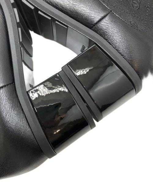 CHANEL（シャネル）CHANEL (シャネル) ココマークサイドゴアショートブーツ ブラック サイズ:36の古着・服飾アイテム